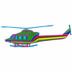 Airplanes Embroidery Design 9
